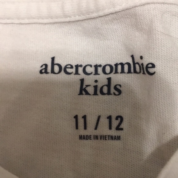 abercrombie and fitch girls 2pk tees size: 11/12 - Picture 4 of 4